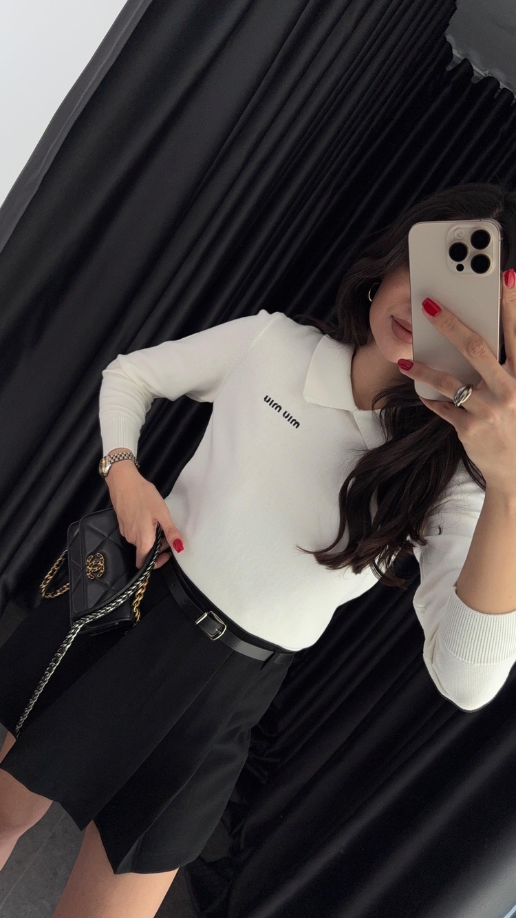 Miu Miu Polo Yaka Kazak