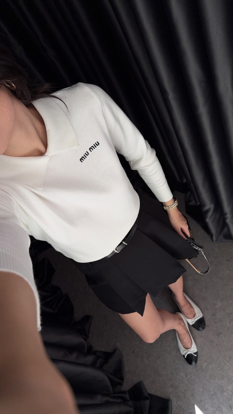 Miu Miu Polo Yaka Kazak