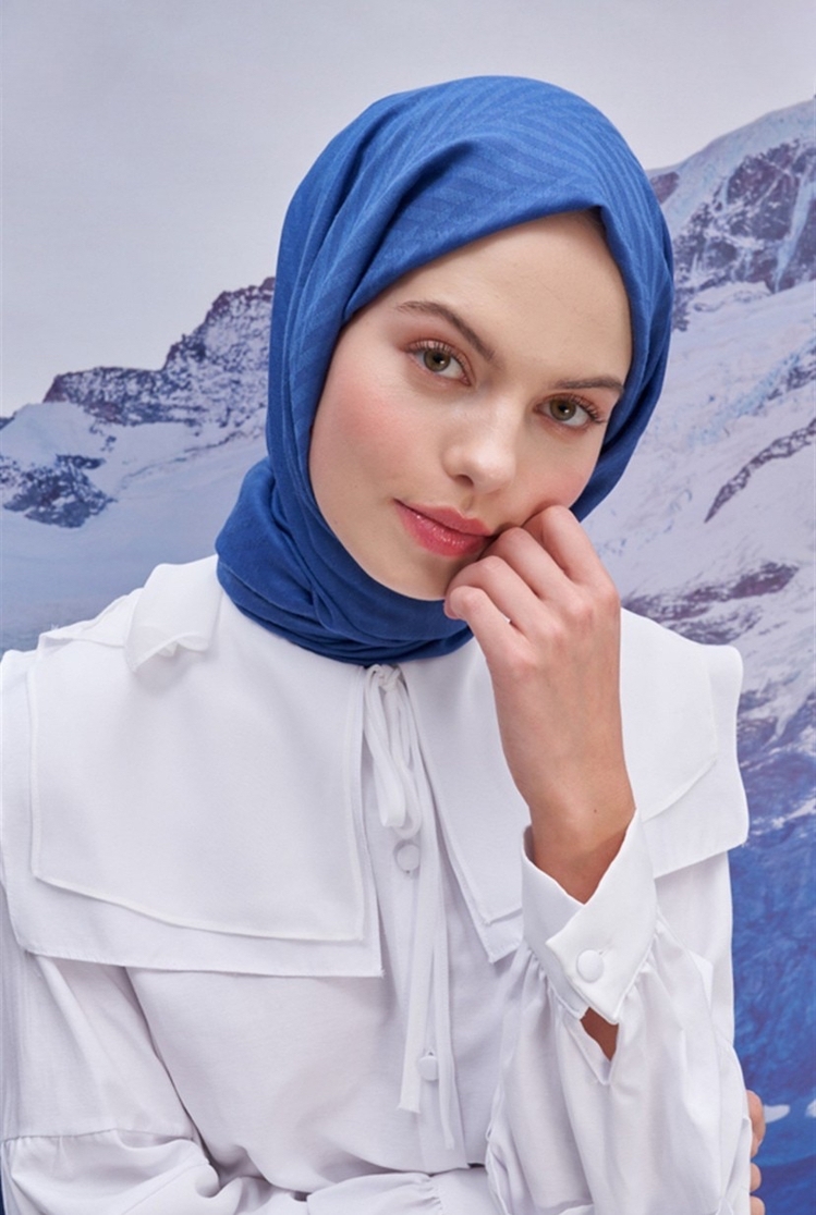 Fasone Modal Jakar Şal - İndigo 