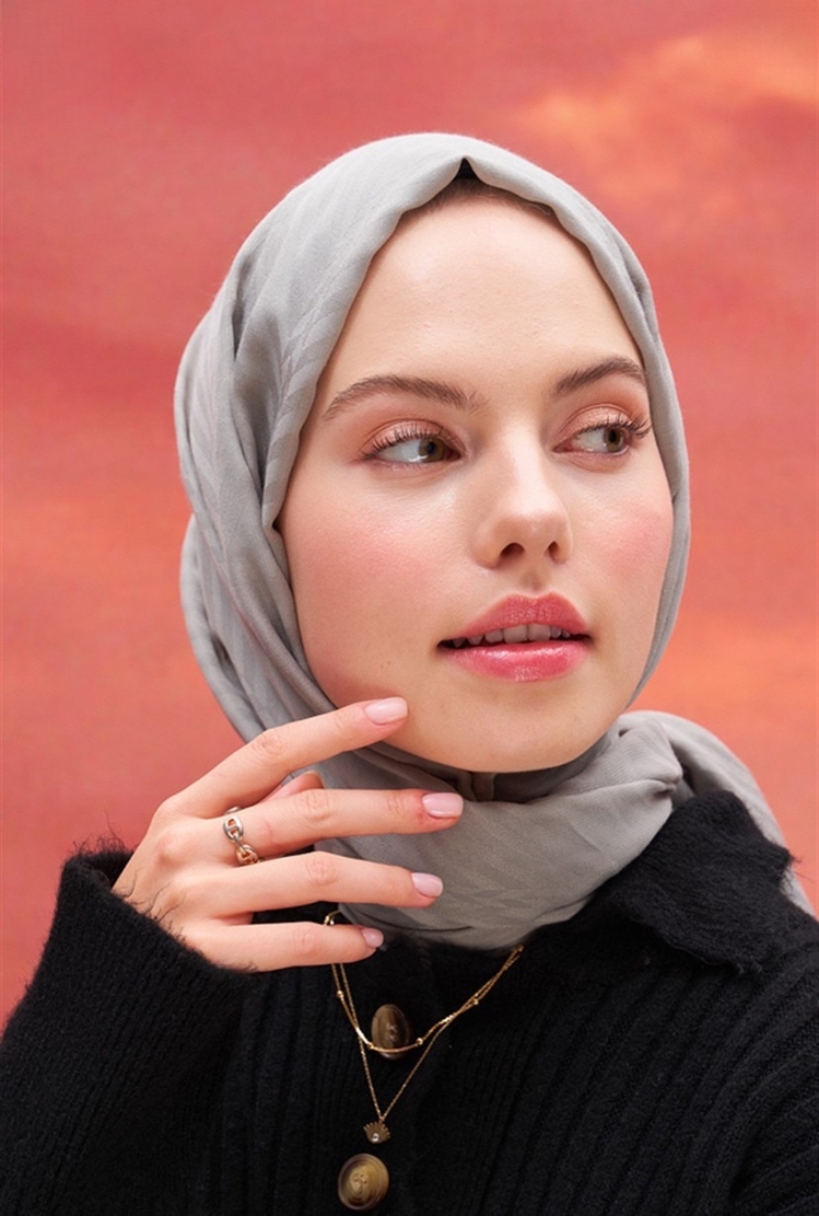 Fasone Modal Jakar Şal - Light Grey 