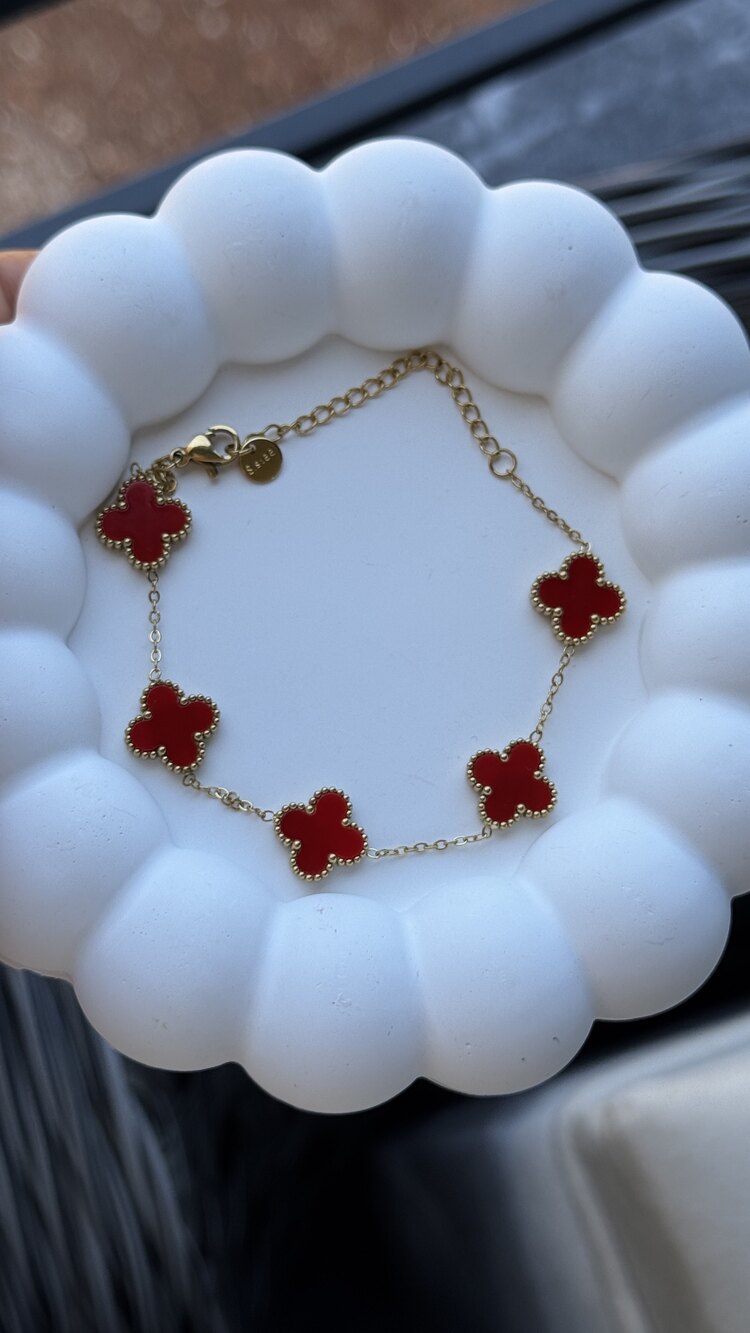 Bordo Van Cleef Bileklik