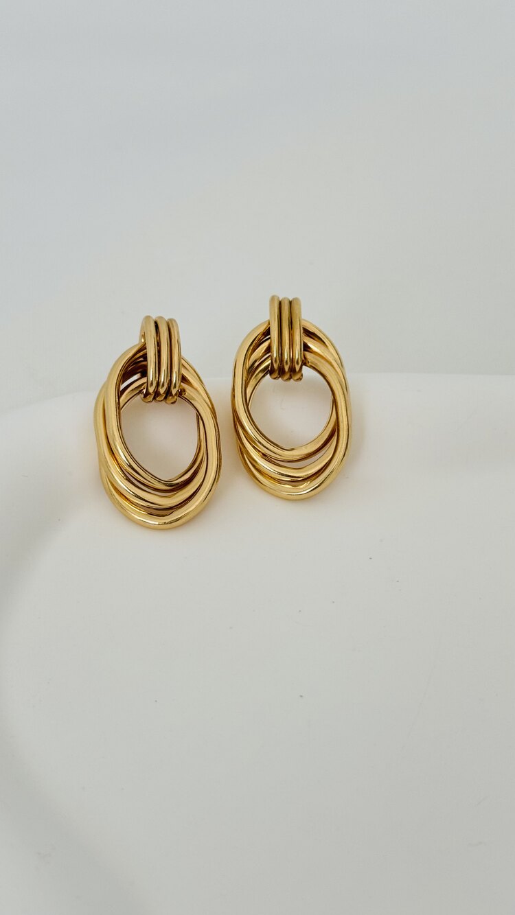 Women’s Çelik Gold Küpe