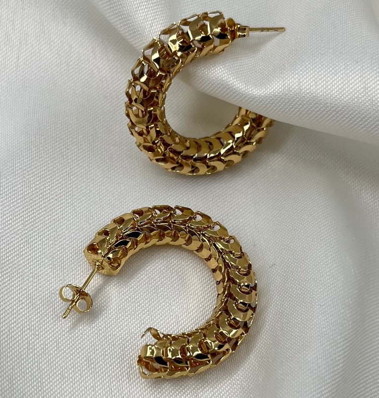 Jewellery Çelik Halka Küpe