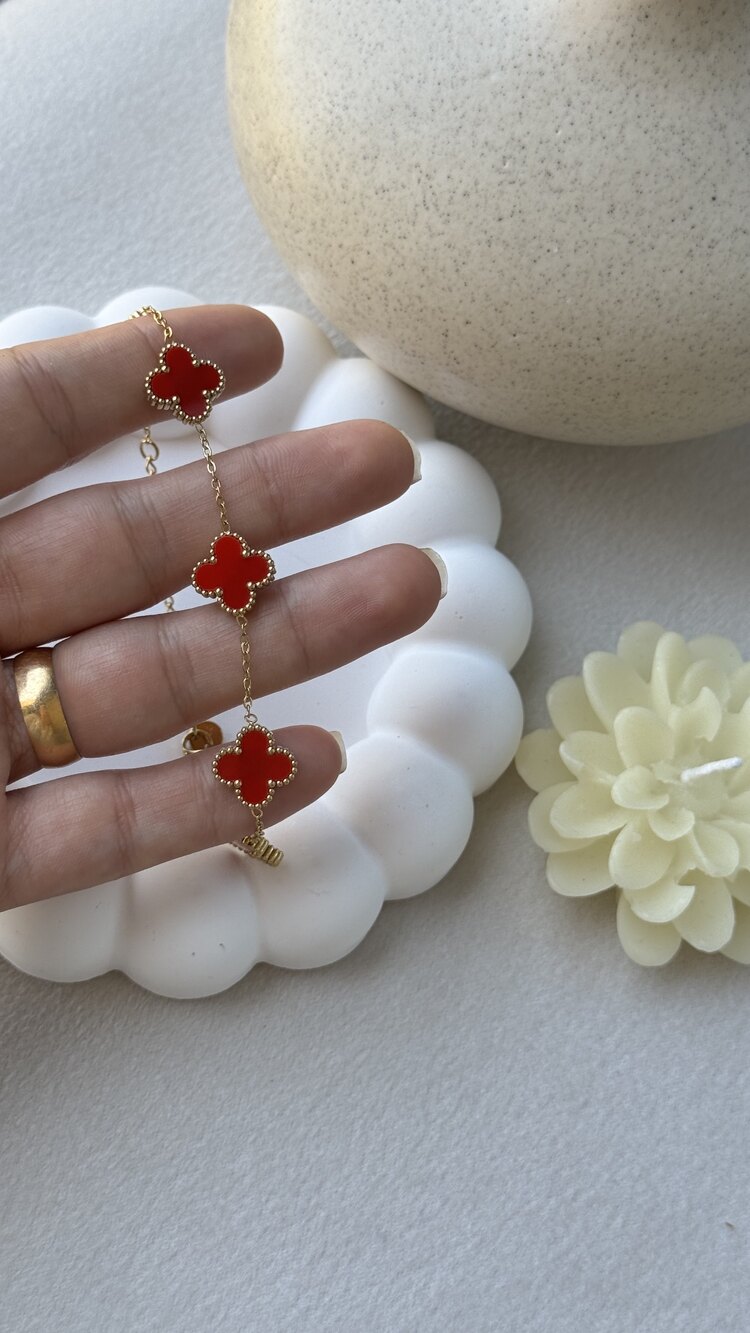 Bordo Van Cleef Bileklik