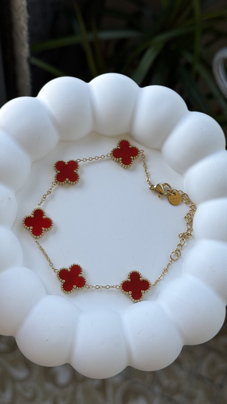 Bordo Van Cleef Bileklik