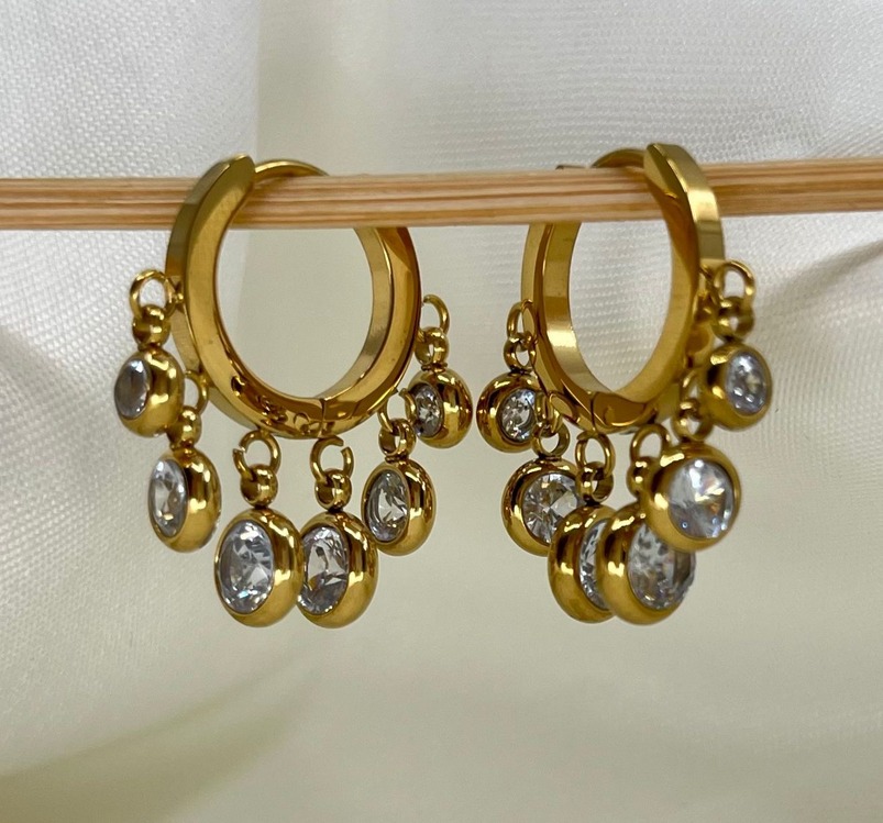 Gold Shakira Küpe