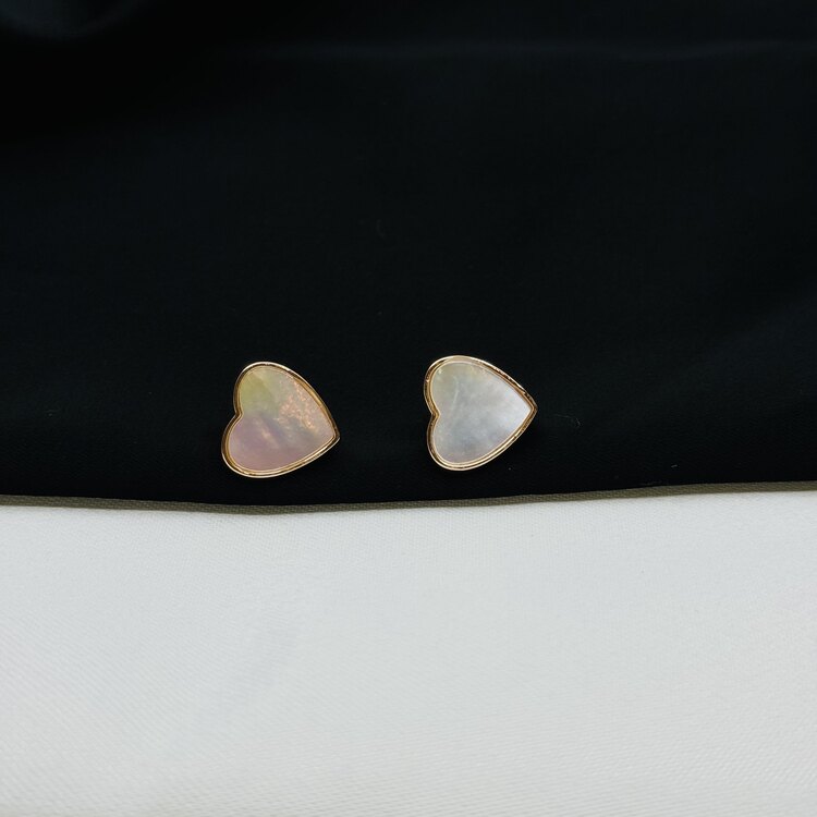 Kalp gold küpe