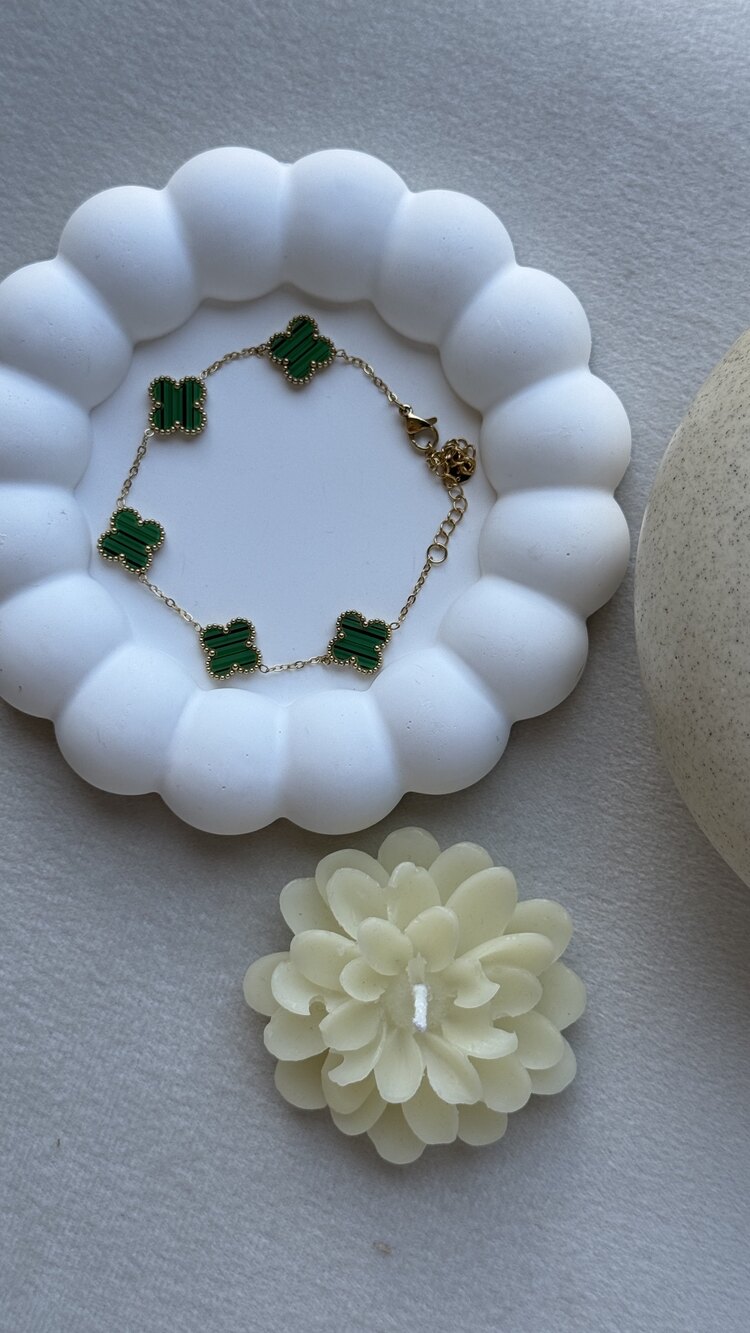 Yeşil Van Cleef Bileklik