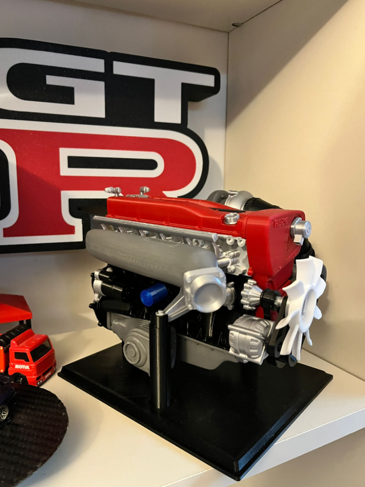 3D Baskı Nissan Skyline RB26 Motor