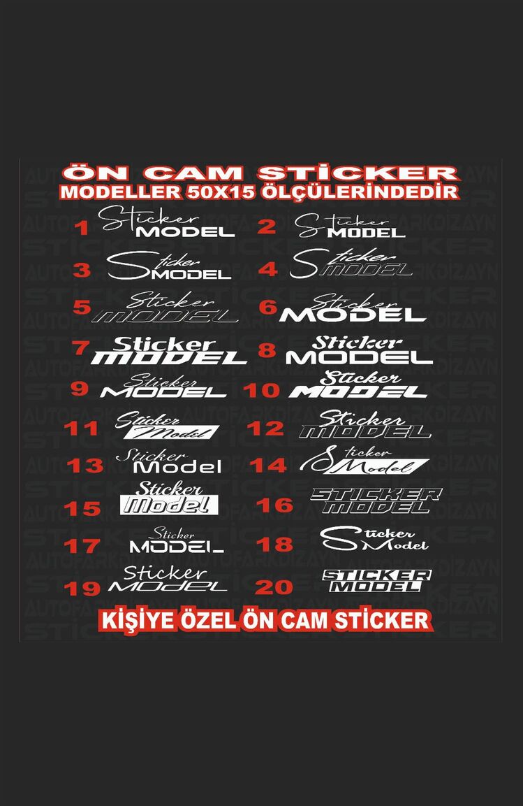 Ön Cam Uyumlu İsim Soy İsim Modelleri