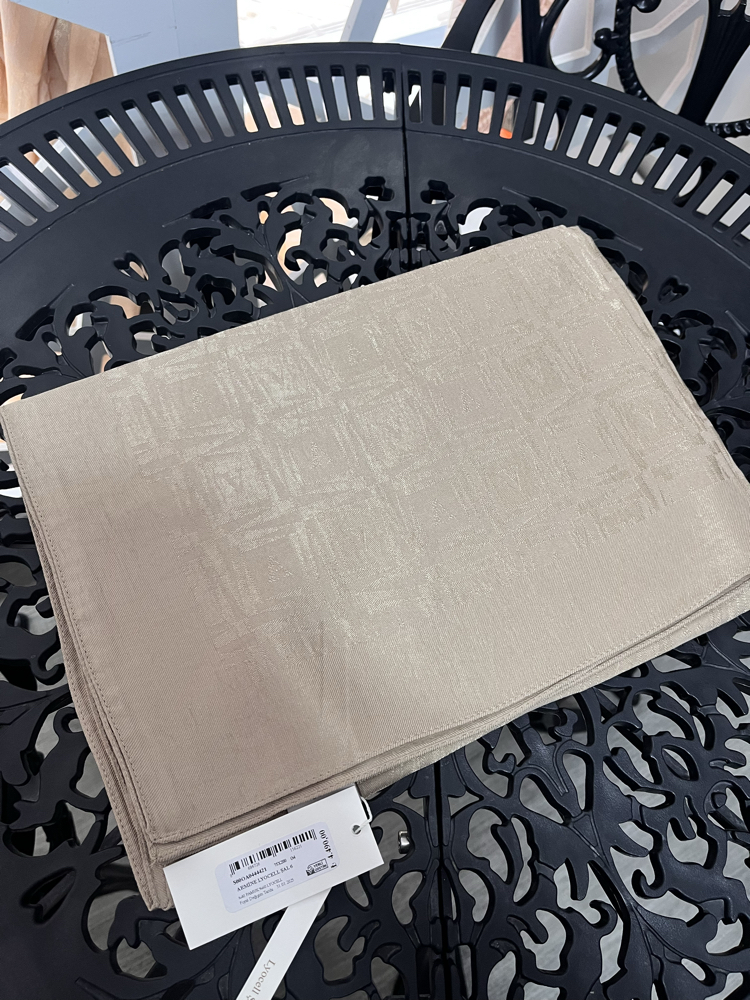 Armine Lyocell Naia Kare Monogram Şal Vizon
