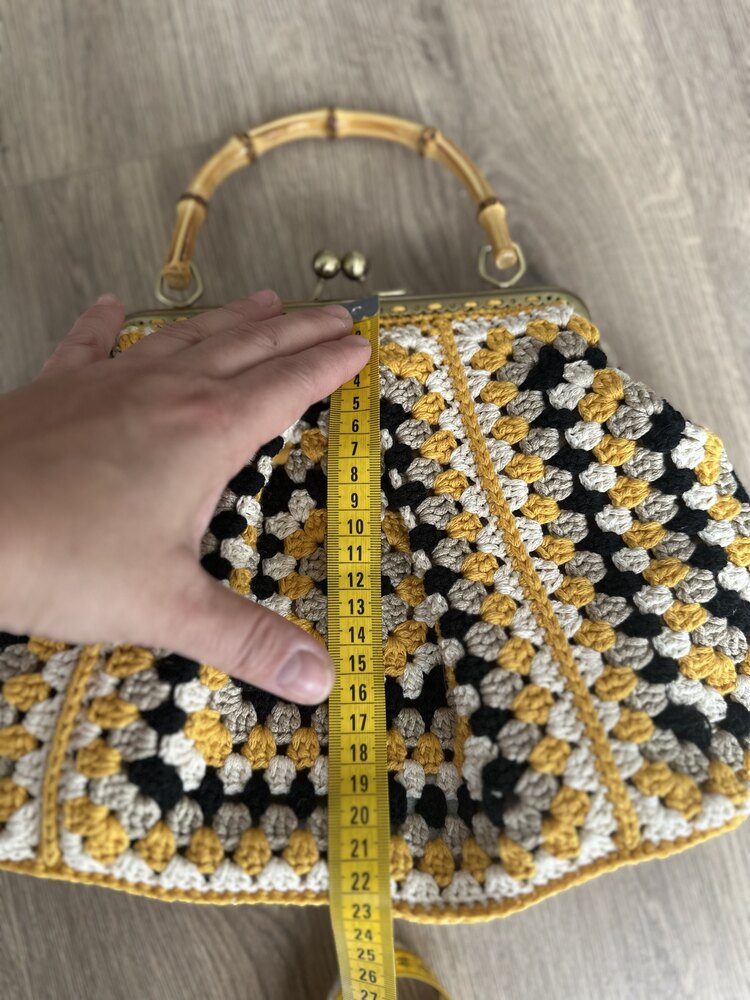 Vintage bambu saplı klipsli 