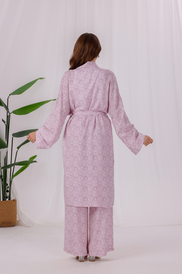 Aybem Rose Organik Pamuklu Kimono Takımı