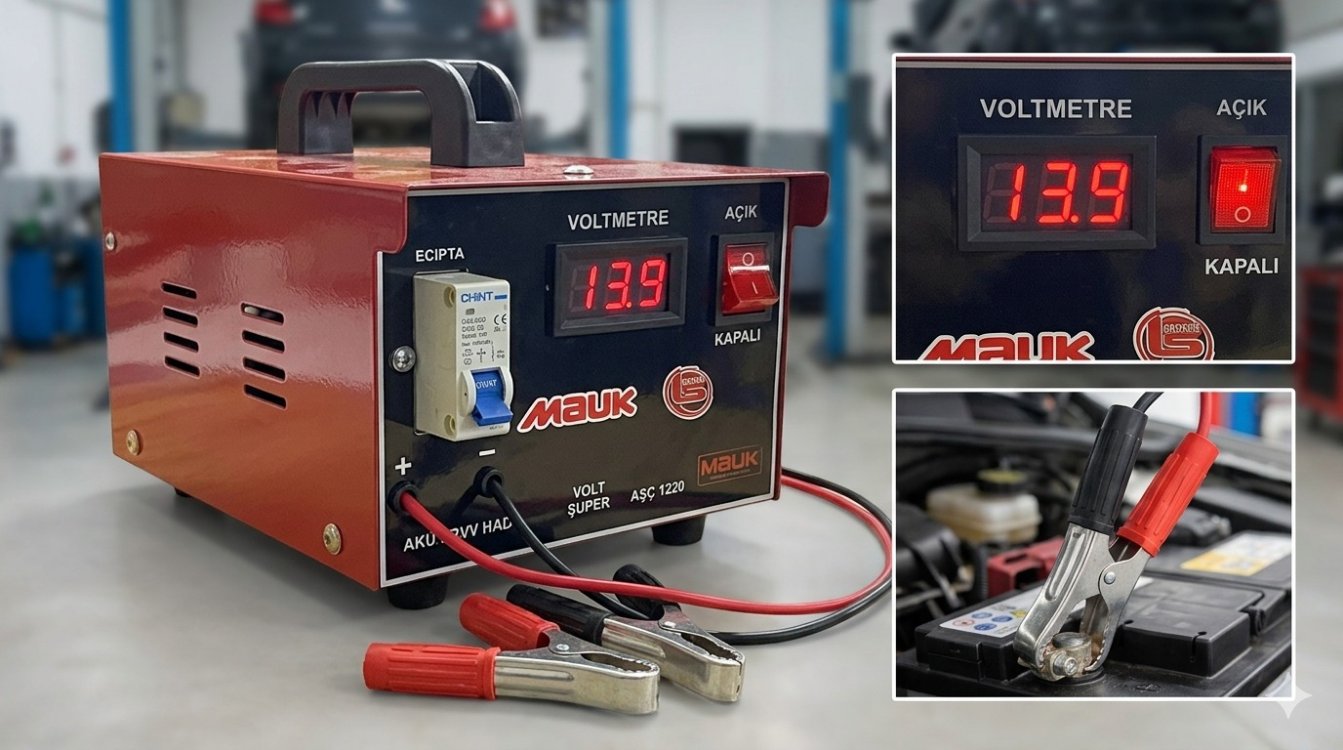 12V 20Ah Akü Şarj Cihazı MAUK Özellikleri ve Kullanımı

