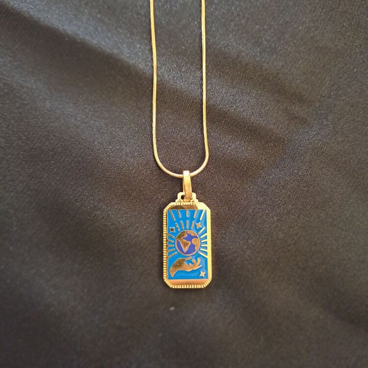 316L Çelik Tarot Model Kolye 