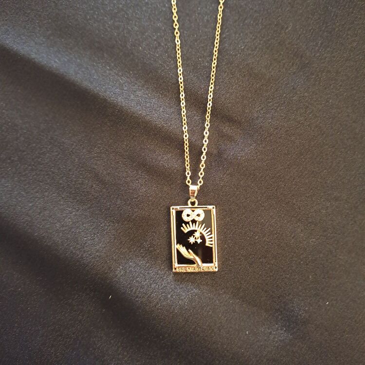 316L Çelik Tarot Model Kolye 