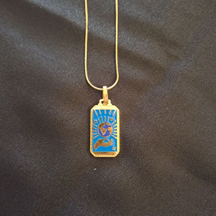 316L Çelik Tarot Model Kolye 