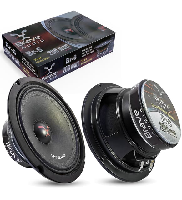 Brave Audio Br-6 oto Mitrange 650 watt 16 cm