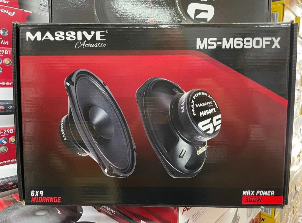 Massive MS-M690FX OVAL MİDRANGE 300 WATT MAXİMUM POWERÇİFT FİYATIDIR 120 WATT RMS