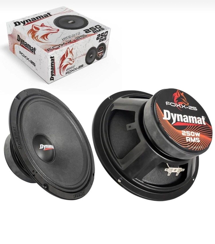 DYNAMAT 25cm 250 rms oto midrange