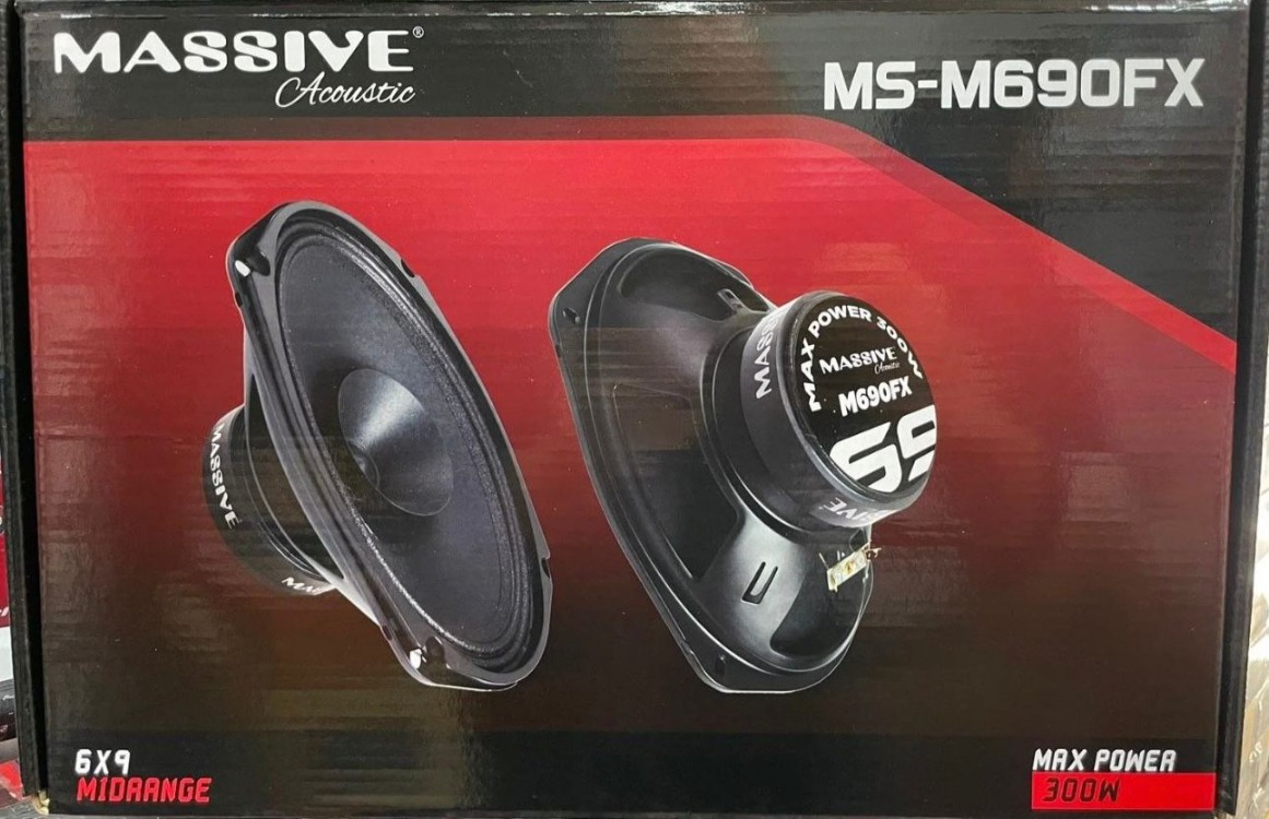 Massive MS-M690FX OVAL MİDRANGE 300 WATT MAXİMUM POWERÇİFT FİYATIDIR 120 WATT RMS