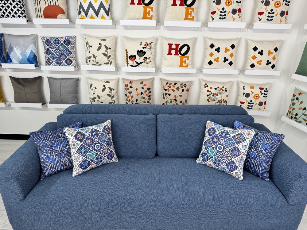 3+3 Jakar Kumaş İNDİGO