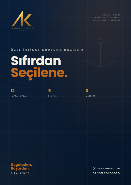 SIFIRDAN SEÇİLENE - ÖZEL İHTİSAS KURSLARINA HAZIRLIK REHBERİ