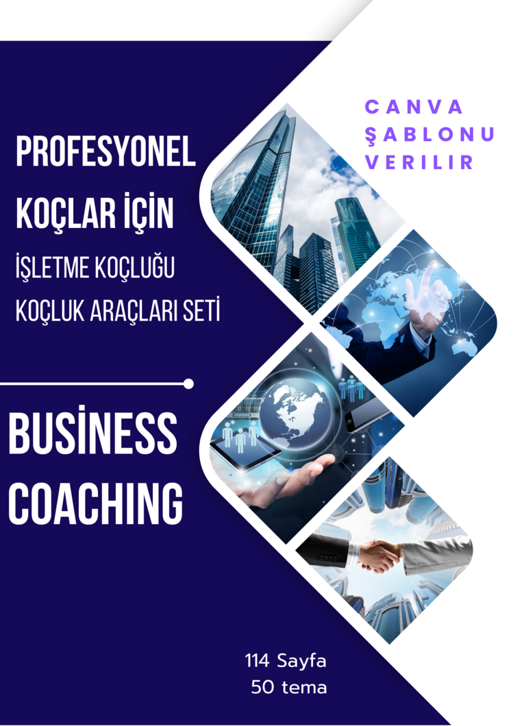 İşletme Koçluğu Araçları Seti - Canva Şablonu