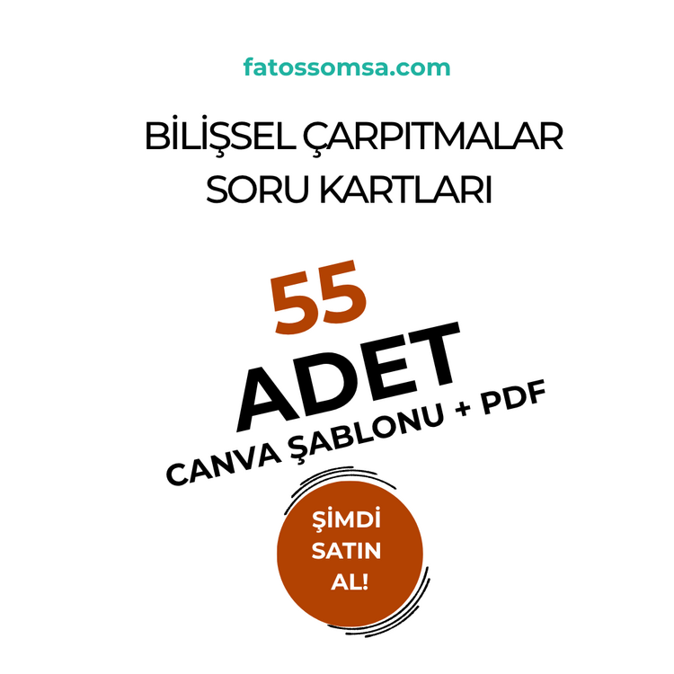 Bilişsel Çarpıtma Kartları / Soruları