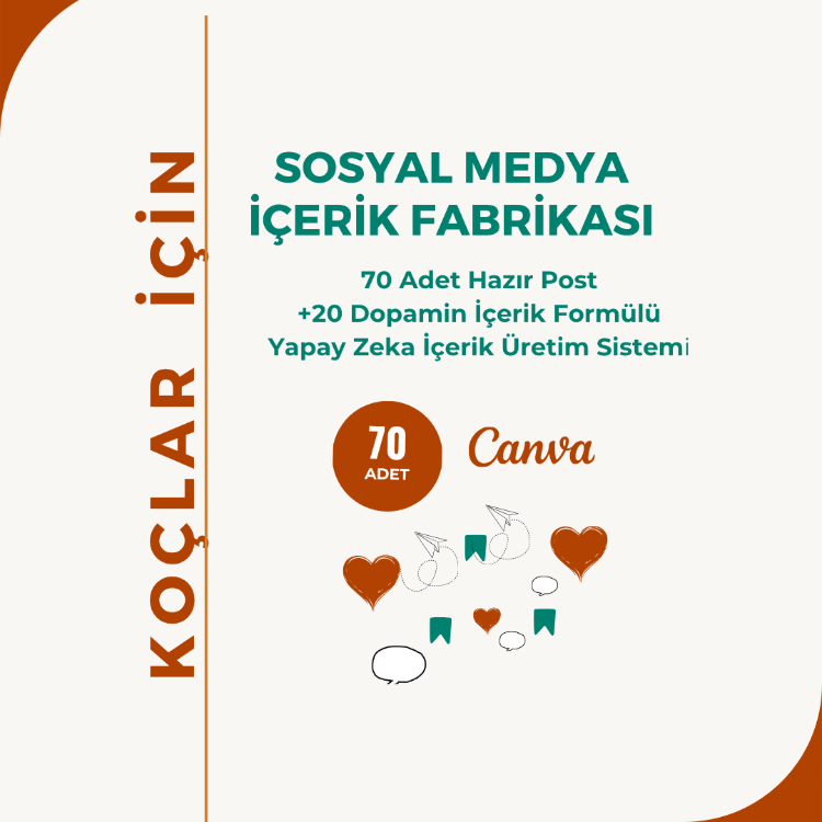 Koçlar için Hazırlanmış İnstagram Post Şablonu, Sosyal Medya Şablonları