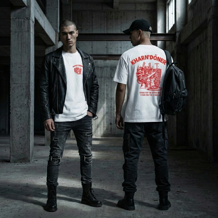 BEYAZ KHARN DÖNER T-SHIRT