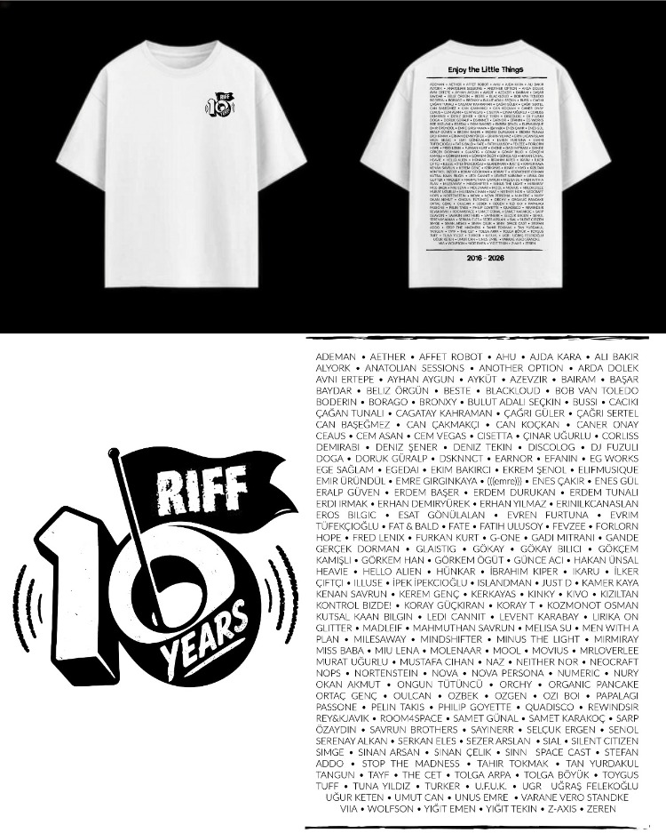 Riff Ankara 10. Yıl Özel Tişörtü