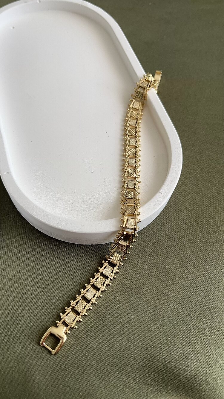 14k rengi kordon bileklik
