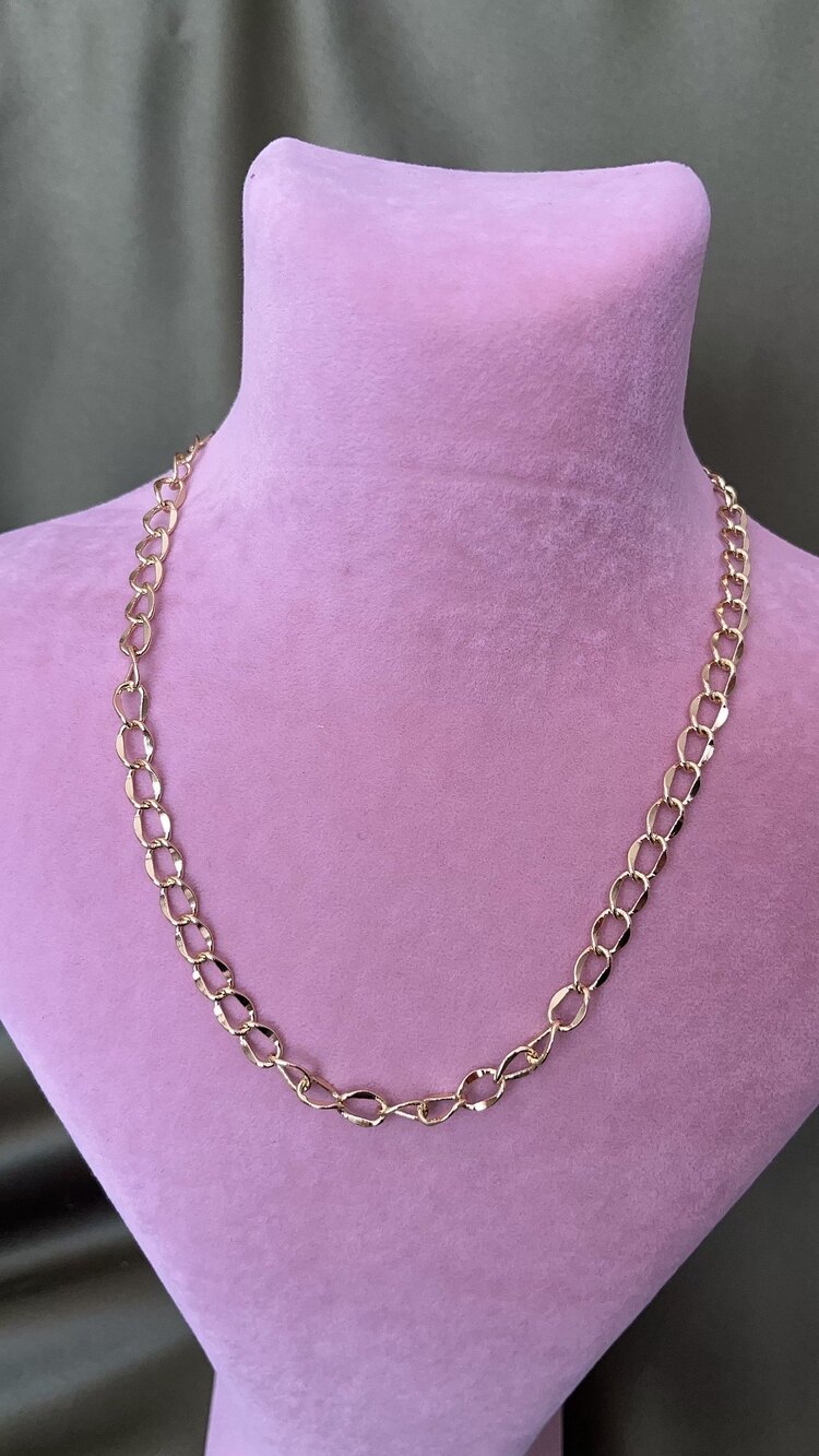 Halka zincir kolye |14k