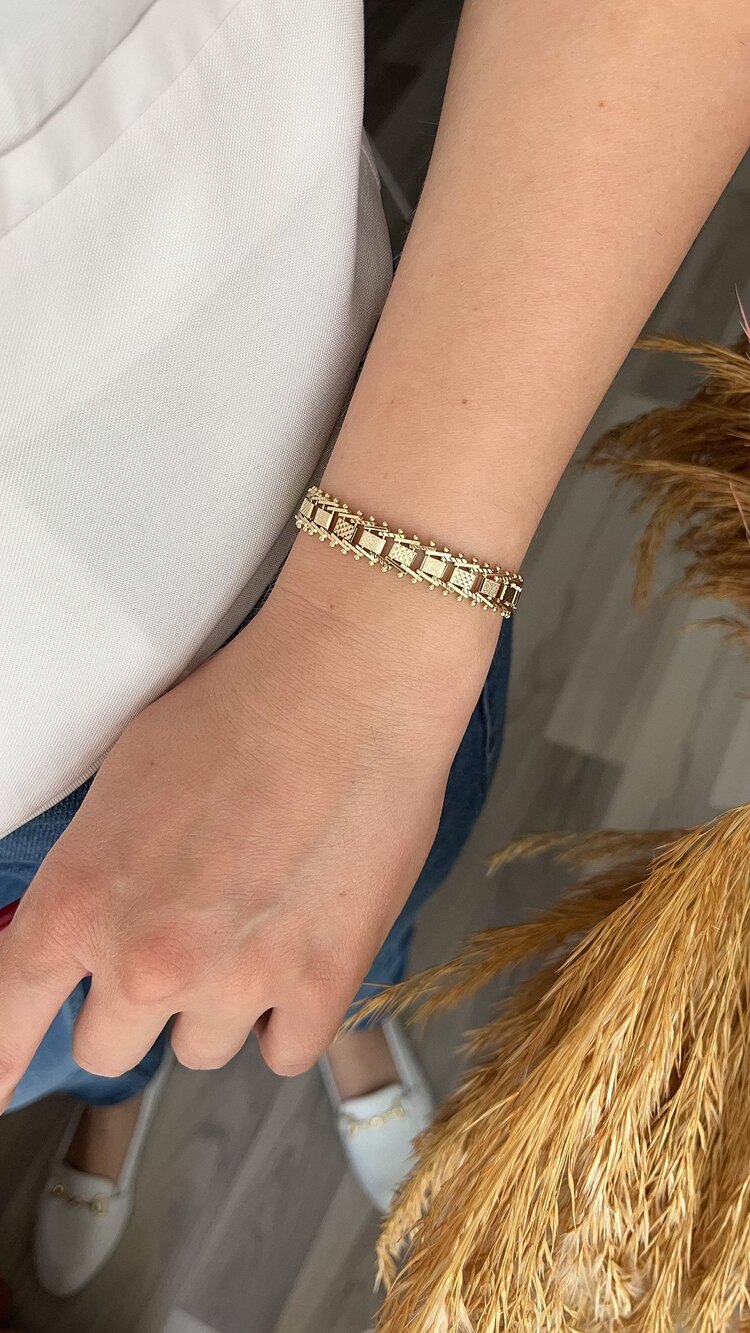 14k rengi kordon bileklik