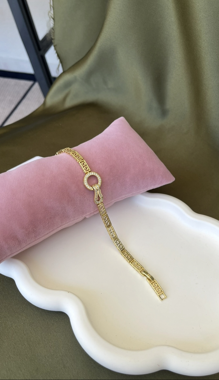 14k Greek model bileklik