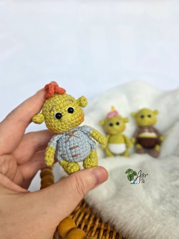 shrek ve fiona bebekleri