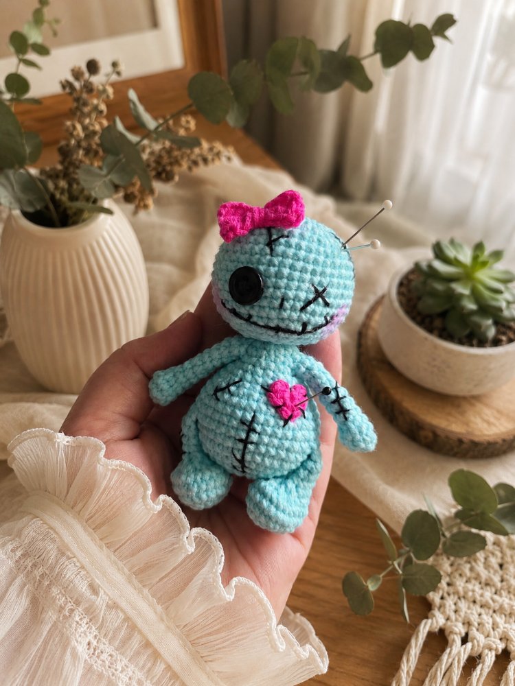Voodoo Poppy dijital amigurumi tarif kitapçığı