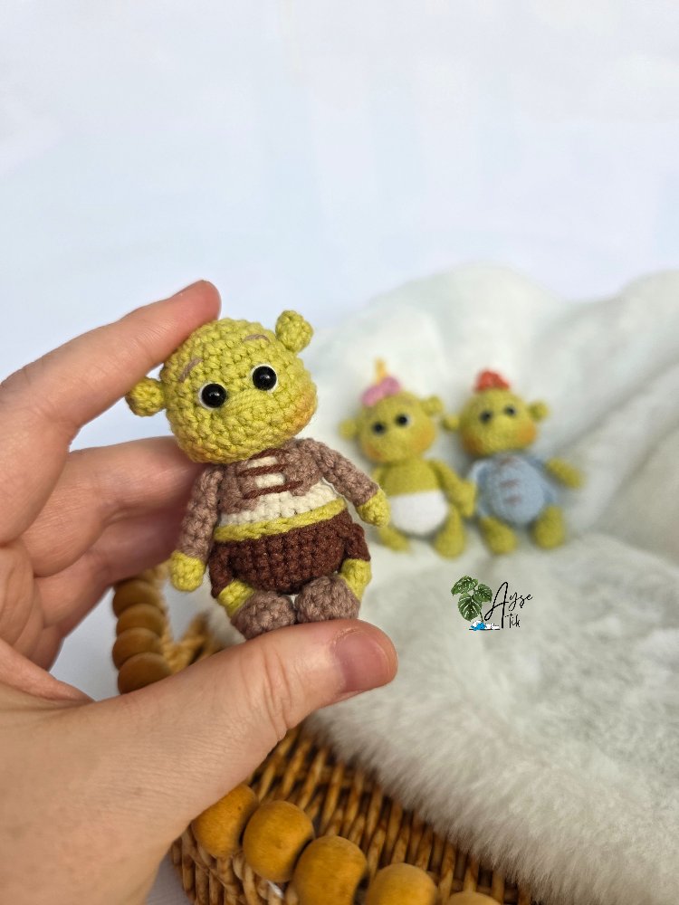 shrek ve fiona bebekleri