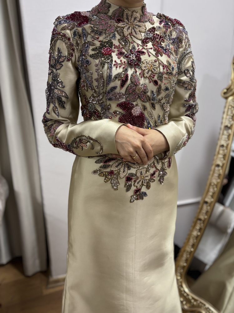 İpek kaftan 
