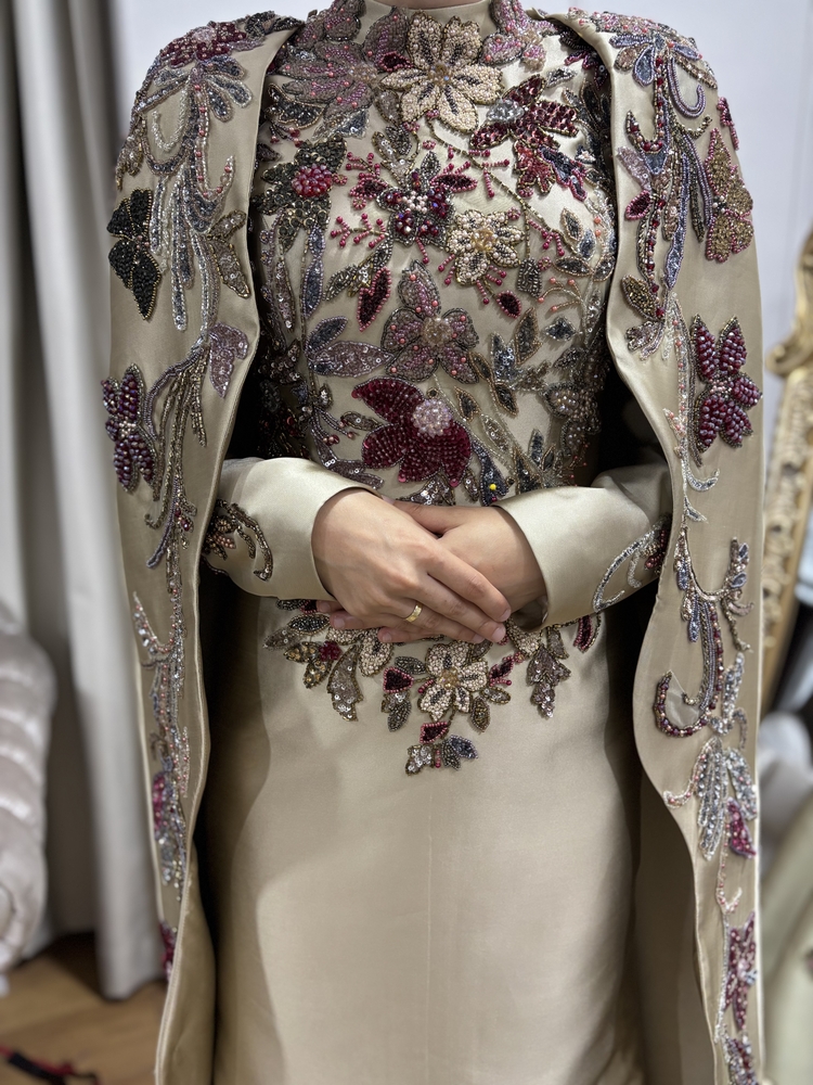 İpek kaftan 
