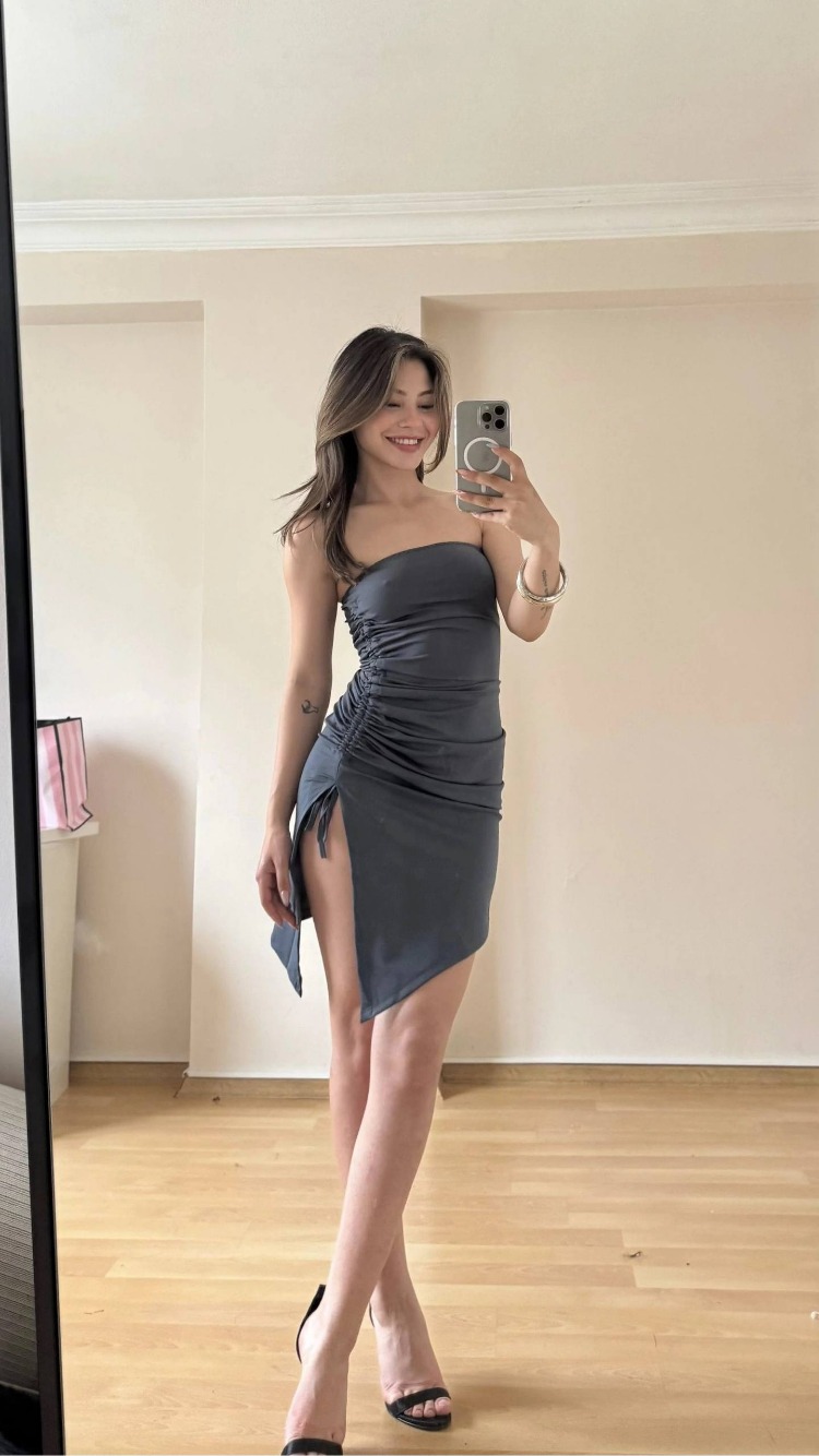 DALGIÇ KUMAŞ ELBİSE AYSUN&SHOP