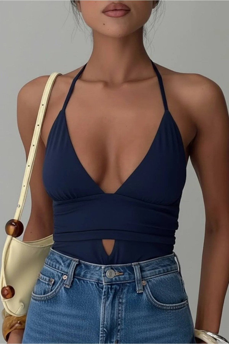BOYUNDAN BAĞLAMALI TOP BODY