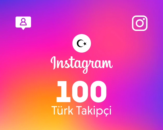 100 Instagram Türk takipçi ( PROFİLİNİZ GİZLİ OLMAMALIDIR )
