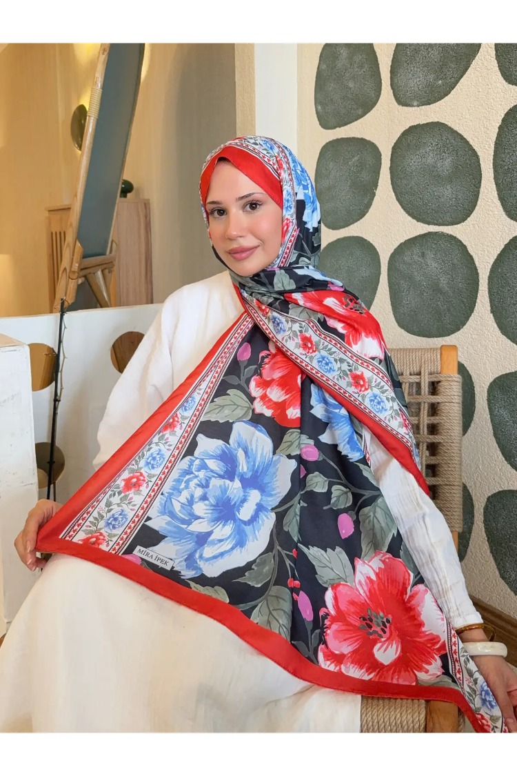 KAHVE YEŞİL ŞAL