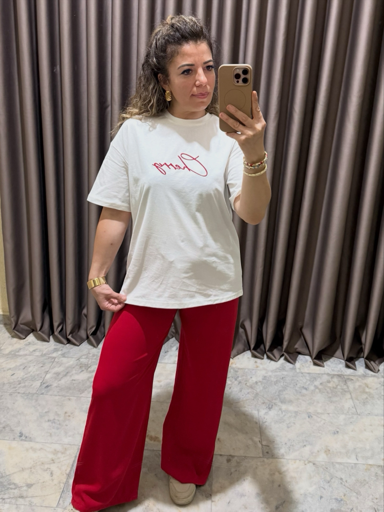 Chery nakışlı Tişört