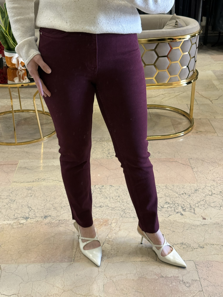 Bordo kesik paça Jean