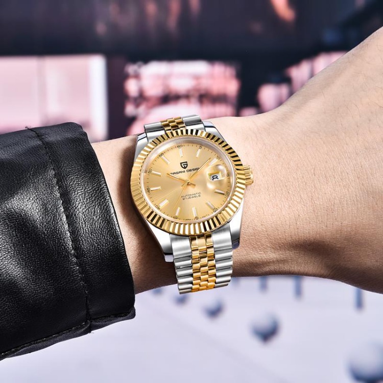 Pagani Design PD-1645-1 Datejust Otomatik Erkek Kol Saati