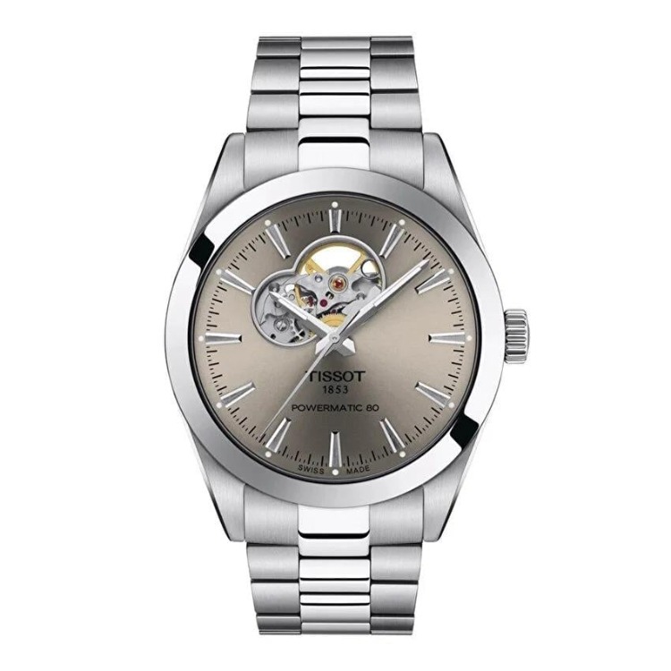 Tissot Gentleman Powermatic 80 Open Heart T1274071108100 Erkek Kol Saati T127.407.11.081.00