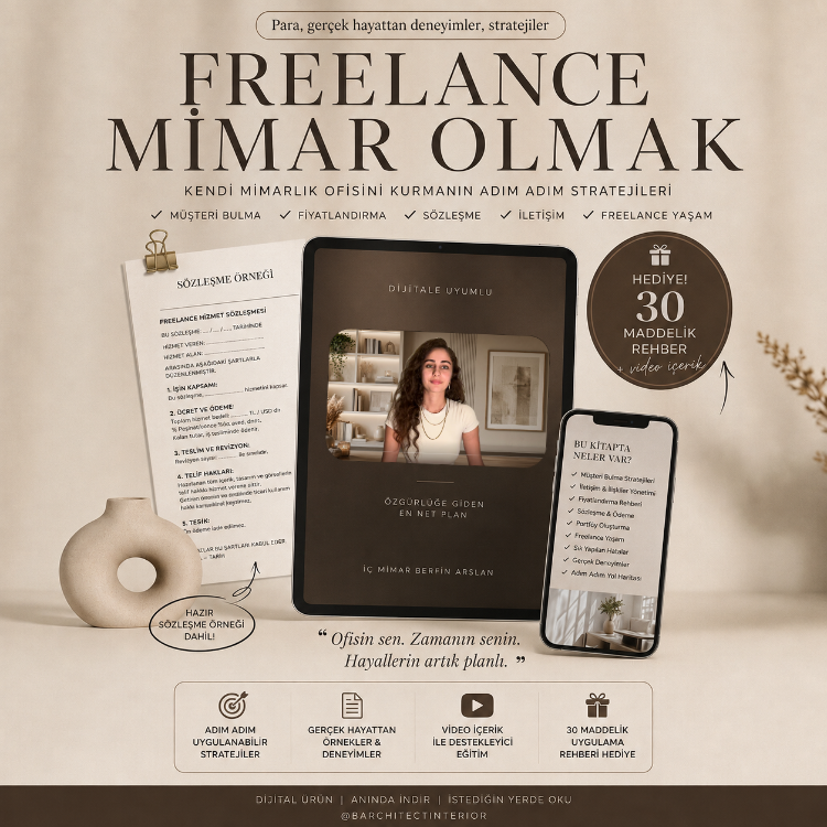 Freelance Mimarlıkta Para, Sistem ve Gerçek Hayattan Stratejiler-Kimsenin Anlatmadıkları